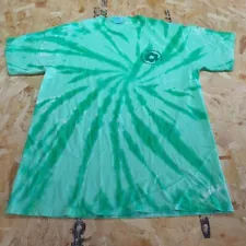 Stay Positive Test Negative T Shirt Blue Tie Dye Medium M Mens Summer