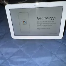 Google Home Nest Hub 1st Generation Gen H1A 7" & Power Cable Tested Working