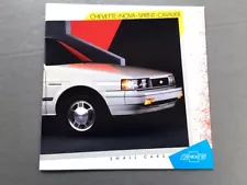 1987 Chevrolet Sales Brochure Catalog - Chevette Sprint Turbo Cavalier Z24 Nova