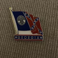 Vintage State Of Georgia Flag Magnet