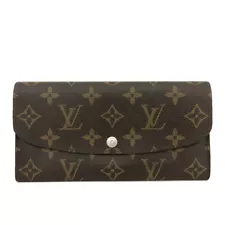 Louis Vuitton Monogram Portefeuille Emilie Long Bifold Wallet/3AD0686