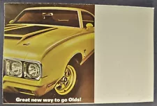 1970 Oldsmobile Rallye 350 Cutlass Sales Brochure Folder Nice Original 70