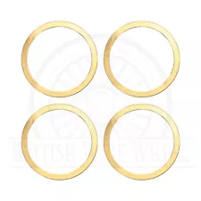 Gold (24K) Rings for Zenith Locking Knock off Spinner Caps - Blank, Set of 4