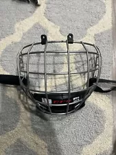 CCM Hockey Helmet Metal Face Mask FL40 Small Silver Full Cage FL40S