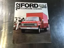 1982 Ford Econoline Chassis Cab Brochure-Box Truck Ambulance Camper Bus