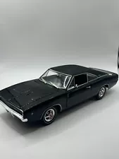 BULLITT 1968 DODGE CHARGER AMERICAN MUSCLE 1:18 DIE-CAST BLACK STEVE MCQUEEN