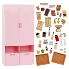 Our Generation Pretty Pantry Home Kitchen Furniture Set for 18" Dolls 51 Pcs