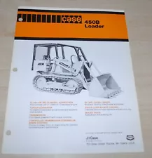 Case 450 B Loader Dozers Tractor Brochure Sales Prospekt