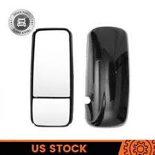 Black Door Mirror Power W/ Heated Pair Left+Right Side For Kenworth T660 T600 (For: Kenworth)