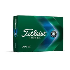 Titleist 2022 AVX Golf Balls, 12 Pack, White