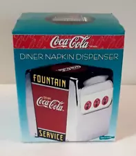 Coca-Cola Napkin Dispenser 50s Diner Style Kitchen Soda Fountain Bar Decor. NIB