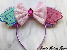 Tea Cups Minnie Mouse Ears Alice In Wonderland For Disney Fun!