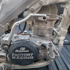 2003 03 Honda CRF 450 CRF450R Engine Complete Running Motor Top Bottom End Case