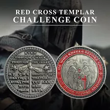 Knights Templar Challenge Coin Crusader Army of God Collectible Coin Gift