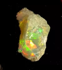 Best Ethiopian Welo Fire Opal Specimen! Awesome Color Change Perfect For Pendant