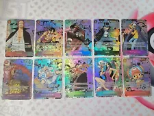 ð¥ TEXTURED PROXY Lot of 10 English One Piece Card Game Manga Rare Art Cardð¥