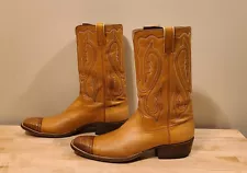 Men's Stovepipe Cowboy Boots , Mens 11 A , Wingtip , Pegged Soles , 6621 , READ