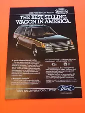 1983 Ford Escort Wagon The Best Selling Wagon In America