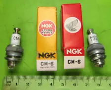 2 Count Honda Generator EM 300 EM 400 OEM NGK Spark Plugs p/n 98052-56471 CM-6