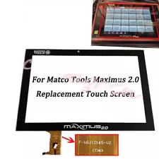 Touch Screen Glass Digitizer Panel F-WGJ10165-V2 For Matco Tools Maximus 2.0 OBD