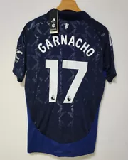 GARNACHO #17 BRUCE FERNANDES #8 Soccer Jersey 2024/2025 New Away Shirt Blue