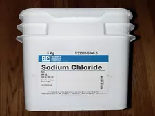 Sodium chloride, RPI S23020-5000, 1750g