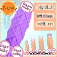 New Super giant silicone Realistic For Man Masturbator Plug Erotic Gay Sex Toys