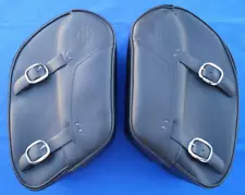 Genuine Harley Davidson FXD Dyna Street Bob Low Rider Leather Saddlebags 2002-17