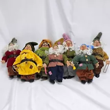 Vintage Snow White and the Seven Dwarfs Porcelain Dolls Figurines (T2) NS#8675