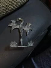 pewter dragon statue figurines