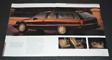 1991 CHEVY CAPRICE CLASSIC WAGON ORIGINAL DEALER SALES BINDER INSERT PRINT AD 91 (For: Chevrolet Caprice)