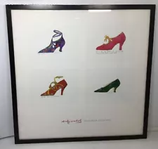 Vintage 1950's Andy Warhol Shoe Poster Reprint The Warhol Collection