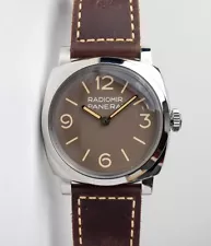 Panerai Radiomir 1940 3 Days Brown Dial 47MM Leather Manual PAM00662 Watch