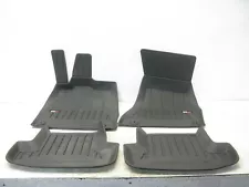 08-17 AUDI 8T A5 S5 RS5 FLOOR ALL WEATHER RUBBER MAT FRONT REAR OEM 110223 (For: More than one vehicle)