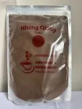 Vietnamese Robusta Ground Coffee (No GMO), 2.20 lbs, Medium Roasted