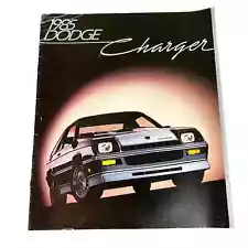 1985 Dodge Charger Dealer Showroom Sales Brochure Guide Catalog