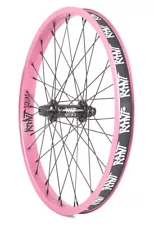 RANT PARTY ON BMX BIKE 20" FRONT WHEEL SHADOW SUBROSA CULT GT KINK HARO PINK NEW