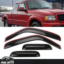 For 99-11 Ford Ranger 99-00 Mazda B2500 Window Visor Rain Sun Deflector Guard