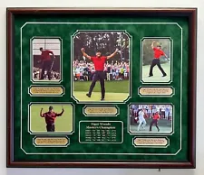 Tiger Woods Masters Championship Multi Photos Framed 1997 2001 2002 2005 2019