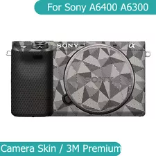 For Sony A6400 A6300 Decal Skin Vinyl Wrap Film Camera Sticker ILCE6400 ILCE6300