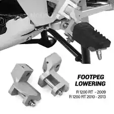 For BMW R1200RT R 1200 RT - 2009 2010 2011 2012 2013 Footpeg Lowering Kit Front (For: 2012 BMW R1200RT)