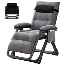 H&ZT Zero Gravity Chair 26In,Gravity Recliner Chair for In/Outdoor Lounge Chair