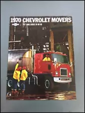 1970 Chevrolet Tilt Cab Semi Truck 16-page Vintage Sales Brochure Catalog