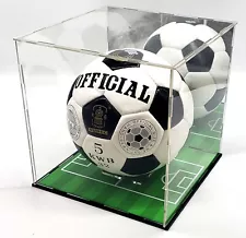 Soccer Football Full Size display cases for collectibles Acrylic UV Sports