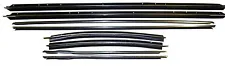 1971-1975 Chevrolet Impala, Caprice convertible window sweeps, belt line molding