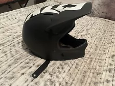 Fox Racing Downhill MTB Helmet Black SIZE L - GREAT CONDITION With Dust Bag