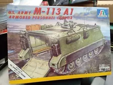 ITALERI U.S. ARMY M-113 A1 ARMORED PERSONNEL CARRIER USED SOME BUILDING