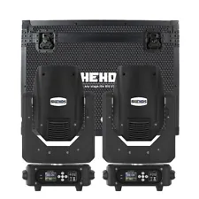 SHEHDS 2Pcs 10R 275W Beam Moving Head Lighting with Flightcase