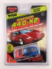 NOS TYCO Magnum 440-X2 Mattel Wheels Primestar #16 Racecar Ho Slot Car TYCO39256