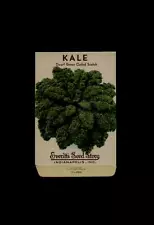 1940's ANTIQUE KALE LITHO SEED PACKET- EVERITT'S SEED, INDIANAPOLIS,IND